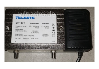 Hausanschlussverstärker TELESTE DH1871 Hausanschlussverstärker TELESTE DH1871
