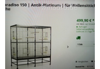 Biete Vogelvoliere  Antik