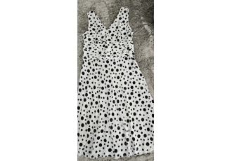 schw weißes Tupfenkleid von Fabiani schw weißes Tupfenkleid von Fabiani