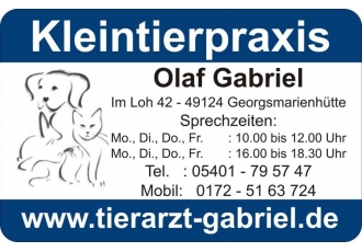 Kleintierarzt in Georgsmarienhütte – Olaf Gabriel Kleintierarzt in Georgsmarienhütte – Olaf Gabriel