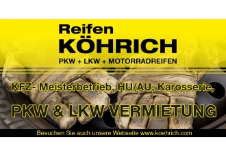 Reifen- und Felgenservice in Berlin – Köhrich-Reifenhandel
