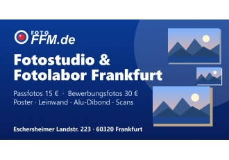 Passfotos & Poster in Frankfurt – Foto+Net