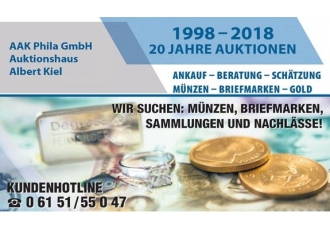 Briefmarkenankauf in Darmstadt – AAK Phila GmbH Briefmarkenankauf in Darmstadt – AAK Phila GmbH