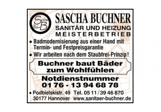 Sanitärinstallationen in Hannover – Buchner Sascha