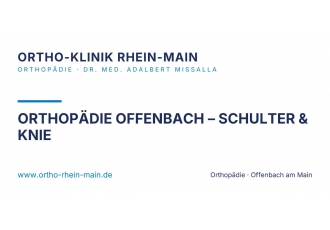 Ortho Klinik Rhein Main Klinik für Schulter / Kniechirurgie Sporttraumatologie