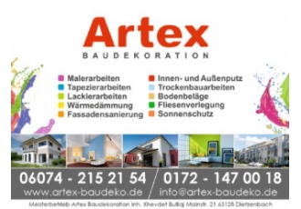 Artex Baudekoration Meisterbetrieb Malerarbeiten + Schimmelpilzsanierung+ Artex Baudekoration Meisterbetrieb Malerarbeiten + Schimmelpilzsanierung+