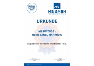 Umzüge in Stuttgart – Sanel Mahovkic