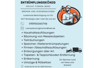 Entrümpelung in Bremen – Entrümplungskönig