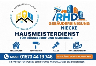 Gebäudereinigung in Düsseldorf – Renovierungshelden