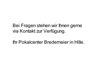 G Bredemeier Pokalehandlung