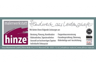 Malerbetrieb in Wunstorf – Malerwerkstatt Hinze Malerbetrieb in Wunstorf – Malerwerkstatt Hinze