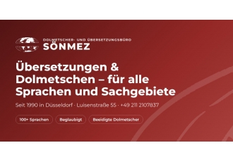 Dolmetscher und Übersetzungsbüro Sönmez Dolmetscher und Übersetzungsbüro Sönmez