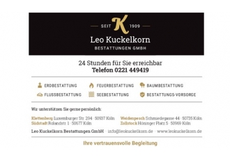 Leo Kuckelkorn Bestattungen GmbH Leo Kuckelkorn Bestattungen GmbH