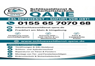 Schlüsseldienst & Sicherheitstechnik Qane Schlüsseldienst & Sicherheitstechnik Qane